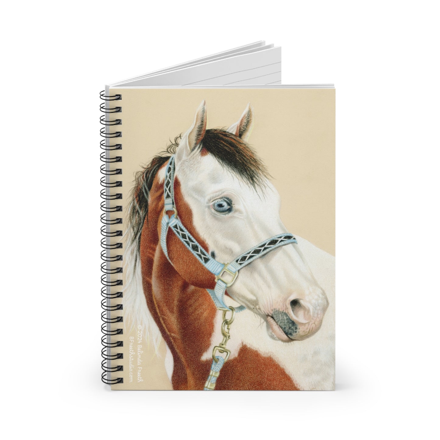 Blue Eyes | Spiral Notebook - Ruled Line