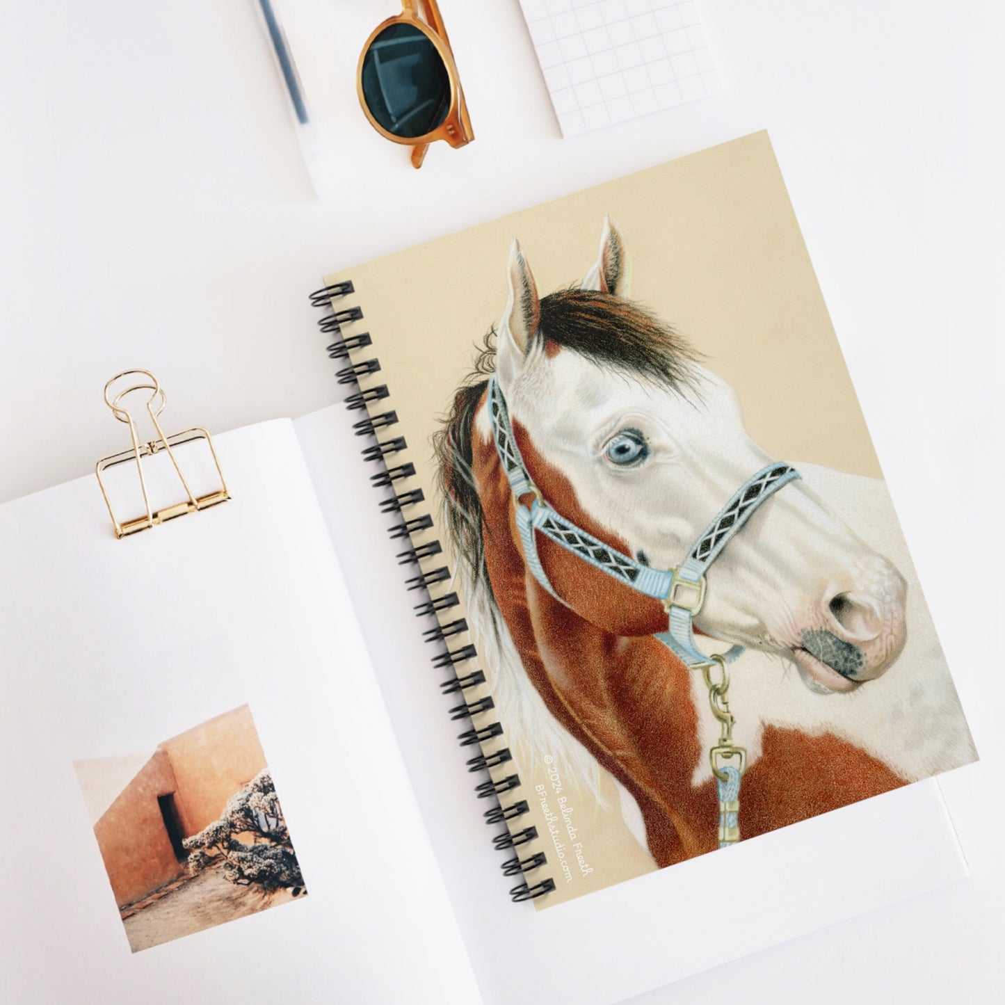 Blue Eyes | Spiral Notebook - Ruled Line