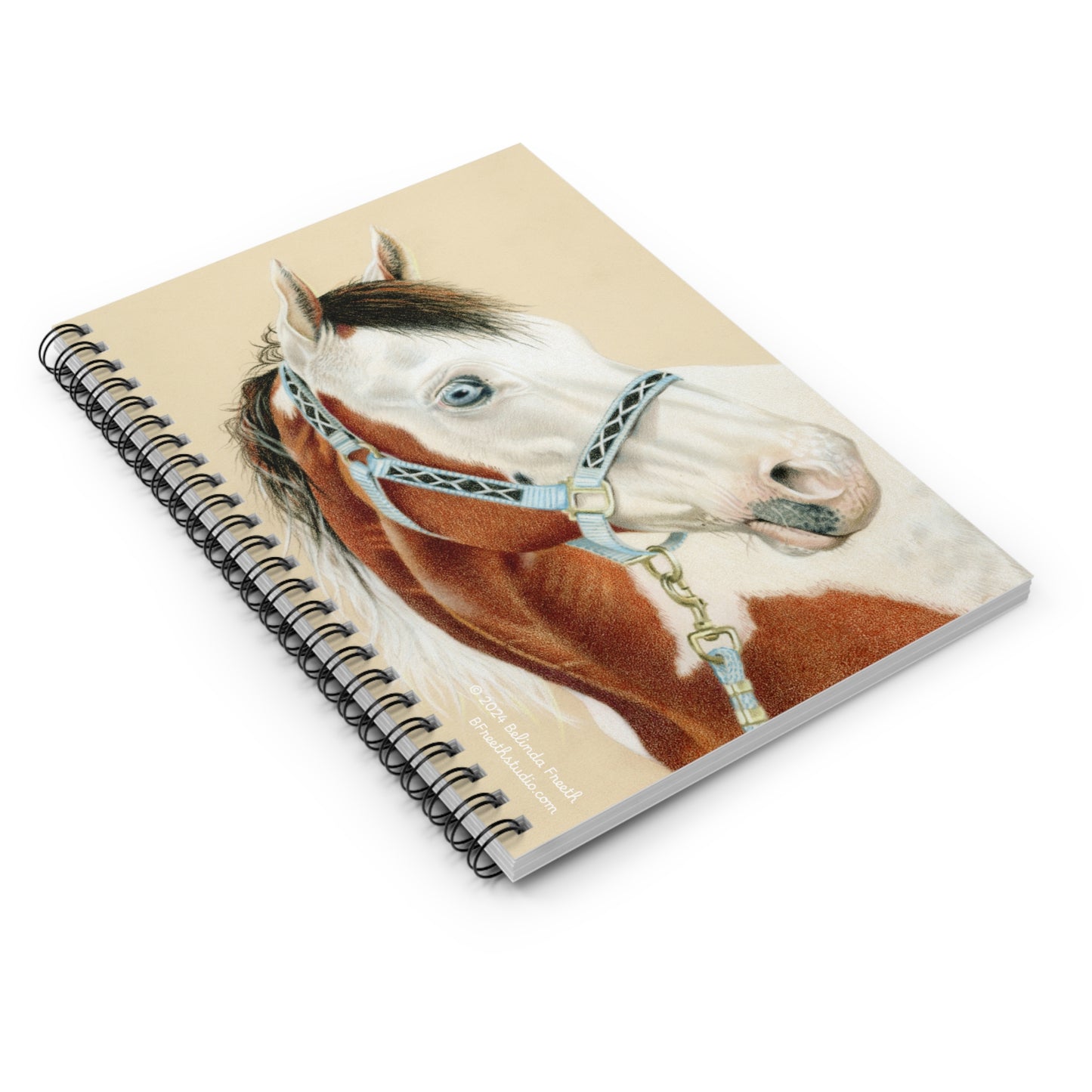 Blue Eyes | Spiral Notebook - Ruled Line