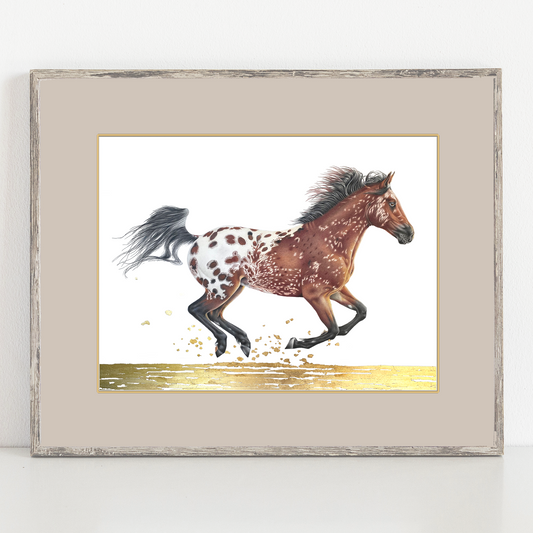 Art Print | Appaloosa | 2 sizes (frame/mat not included)